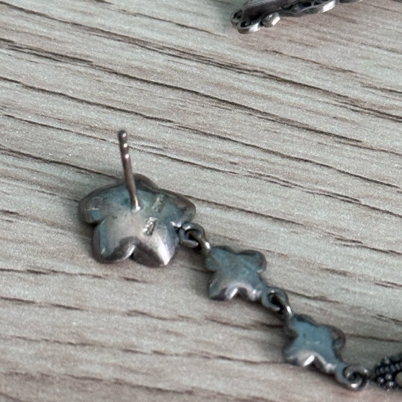 Marcasite 925 Sterling Silver (4) pairs - Picture 3 of 9